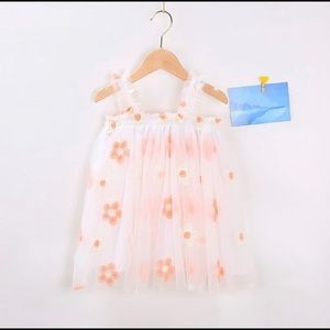 Baby Girl Tulle Dress, Daisy Dress, Floral Dress